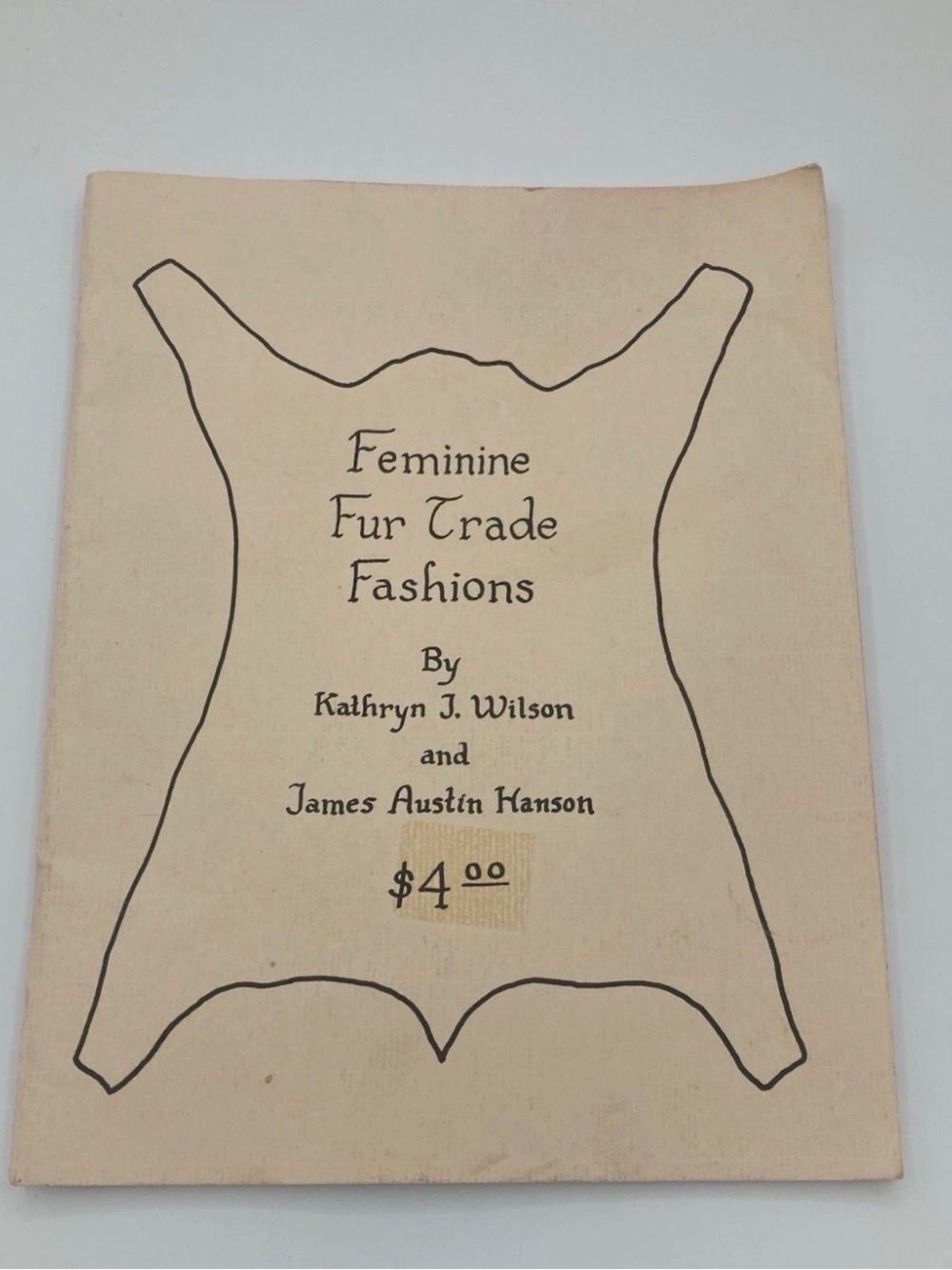 Feminine Fur Trade Fashions Booklet - Cream Cover